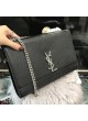  YSL KATE BAG LARGE 28CM SMOOTH/CAVIAR LEATHER-BLACK